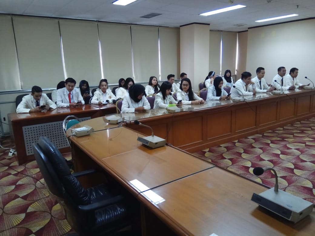 Audience Mahasiswa STP "Satya Widya" di Kementerian Pariwisata Jakarta